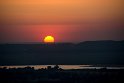 Sonnenuntergang über dem Irrawaddy River, Blick vom Mandalay Hill